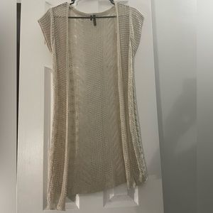 Maurice’s crochet long cardigan. Size small. New without tags.